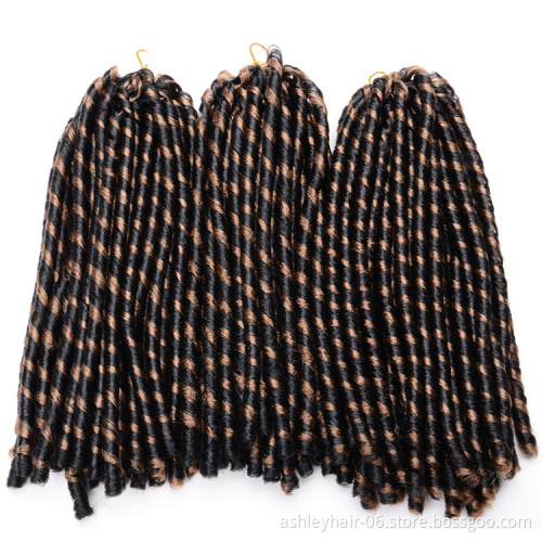 Julianna hair 14" soft dreadlocks braids boho micro short pieces soft braids afro kinky curly hair crochet extension dreadlocks